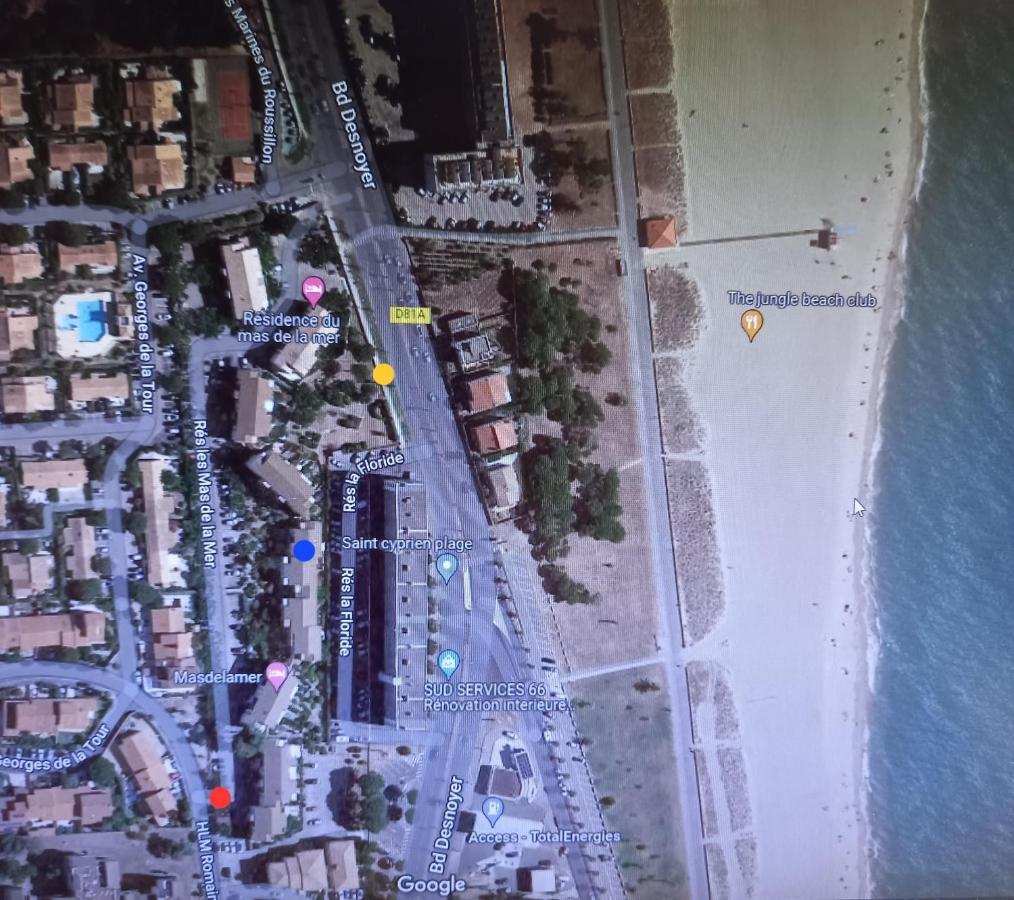 Appartement Saint Cyprien Plage Residence Les Mas De La Mer Eksteriør billede